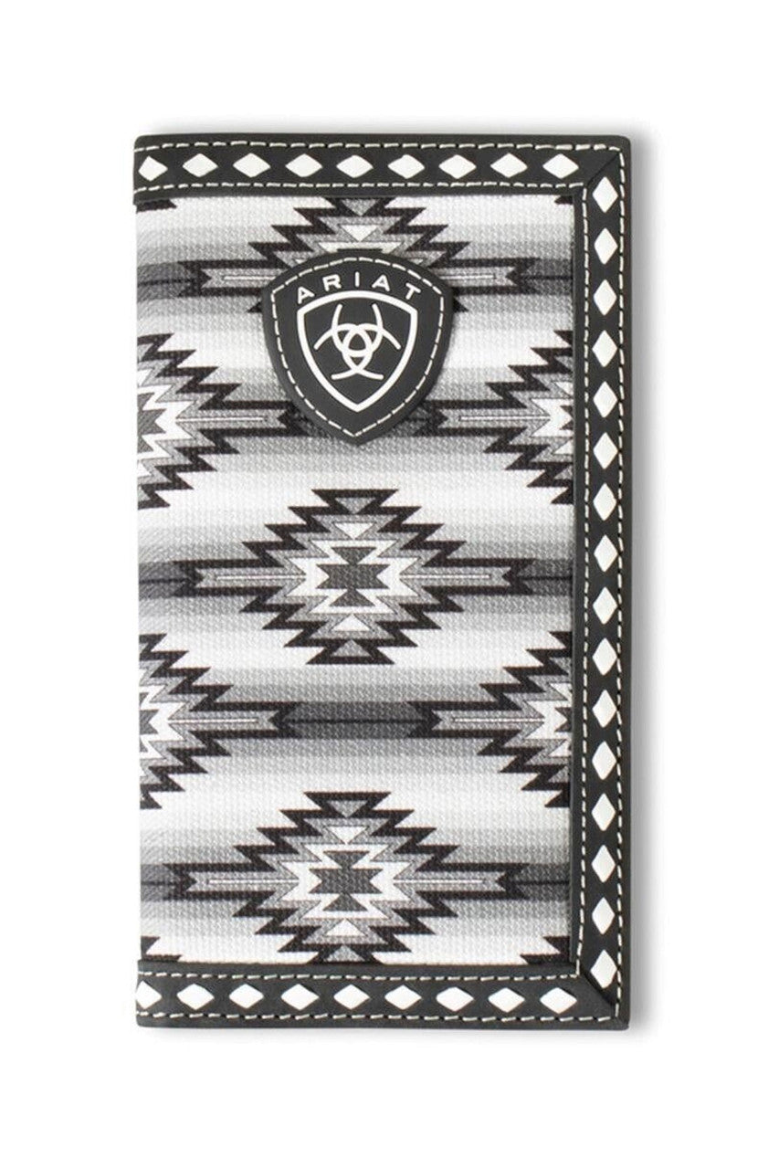 Rodeo Diamond LAcing Southwestern Fabric Wallet