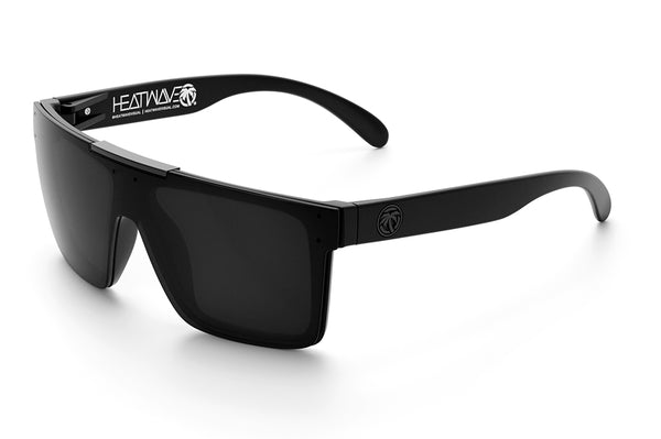 QUATRO SUNGLASSES: BLACK/BLACK