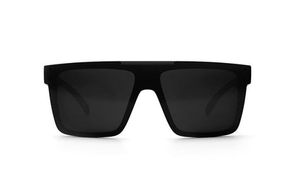 QUATRO SUNGLASSES: BLACK/BLACK