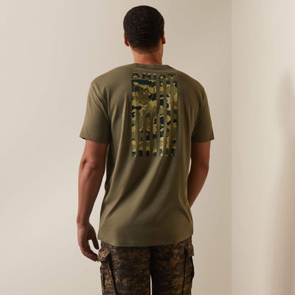 Ariat Tonal Camo Flag T-Shirt