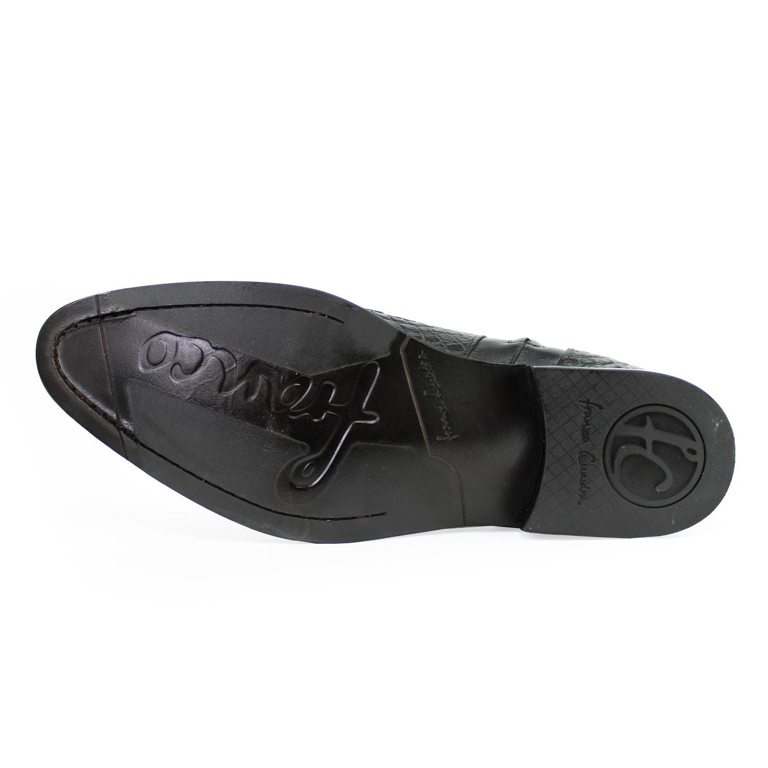 Bota de punta redonda con cremallera de caimán