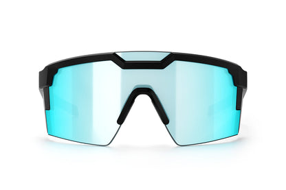 Future Tech Sunglasses: Black Frame Arctic Chrome Z87+