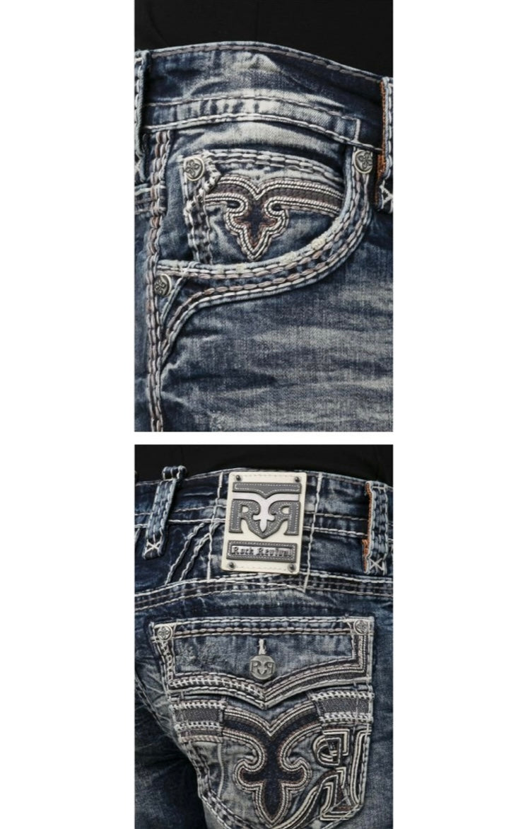 Brave Straight Rock Revival Jeans