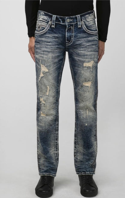 Brave Straight Rock Revival Jeans