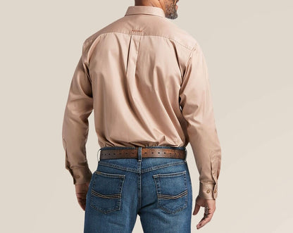 Men's Ariat Solid Twill Classic Fit Shirt