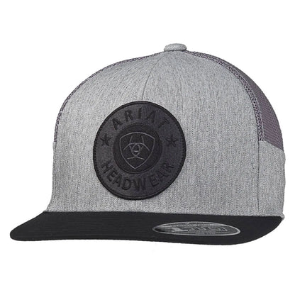 Ariat Round Logo Patch Cap Grey