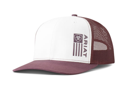 ARIAT MAROON FLAG LOGO