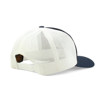 Ariat Embroidered Logo Navy and White Snapback Cap Hat