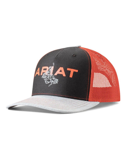 ARIAT BUCKING BRONC MOTIF SNAP BACK BASEBALL HAT