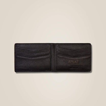 Bifold Wallet Basketweave Calf Hair