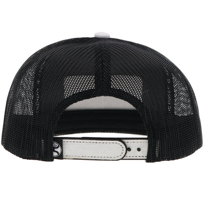 Hooey "Rank Stock" White & Black Ball Cap