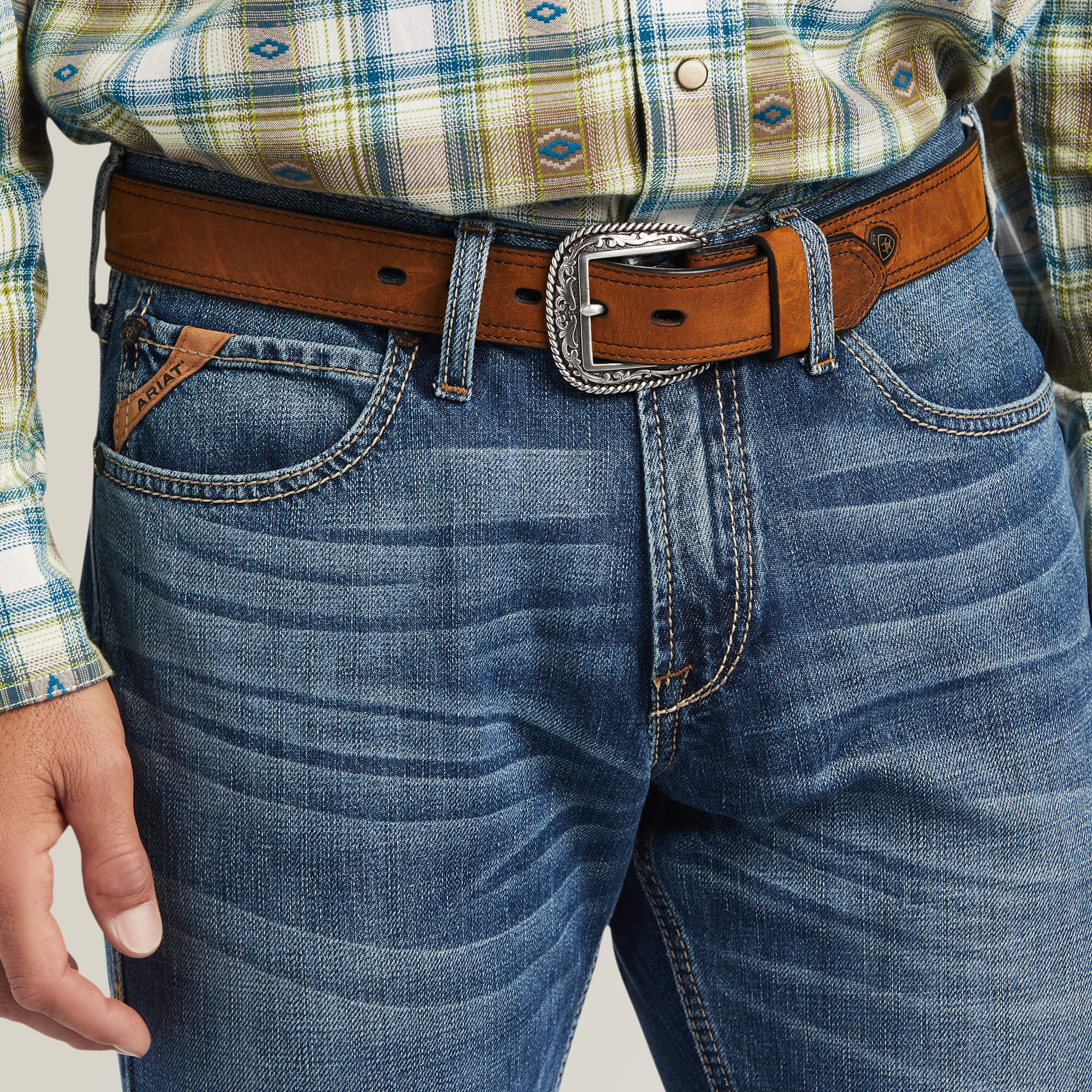 Vaqueros rectos apilables M7 Slim Merrick