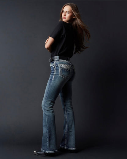 Women's Embellished Bootcut Jeans