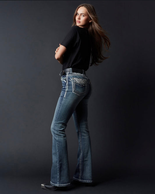 Women's Embellished Bootcut Jeans
