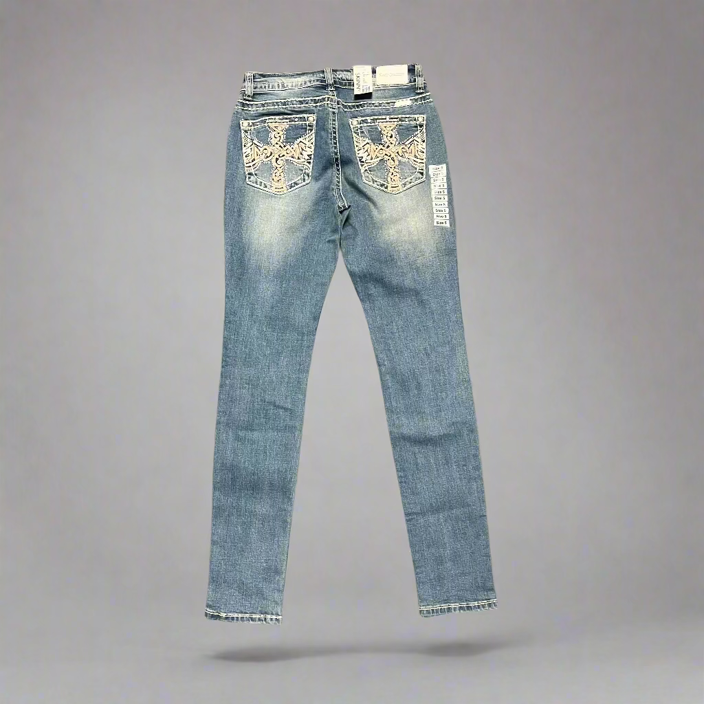 Mid Rise Skinny Jeans