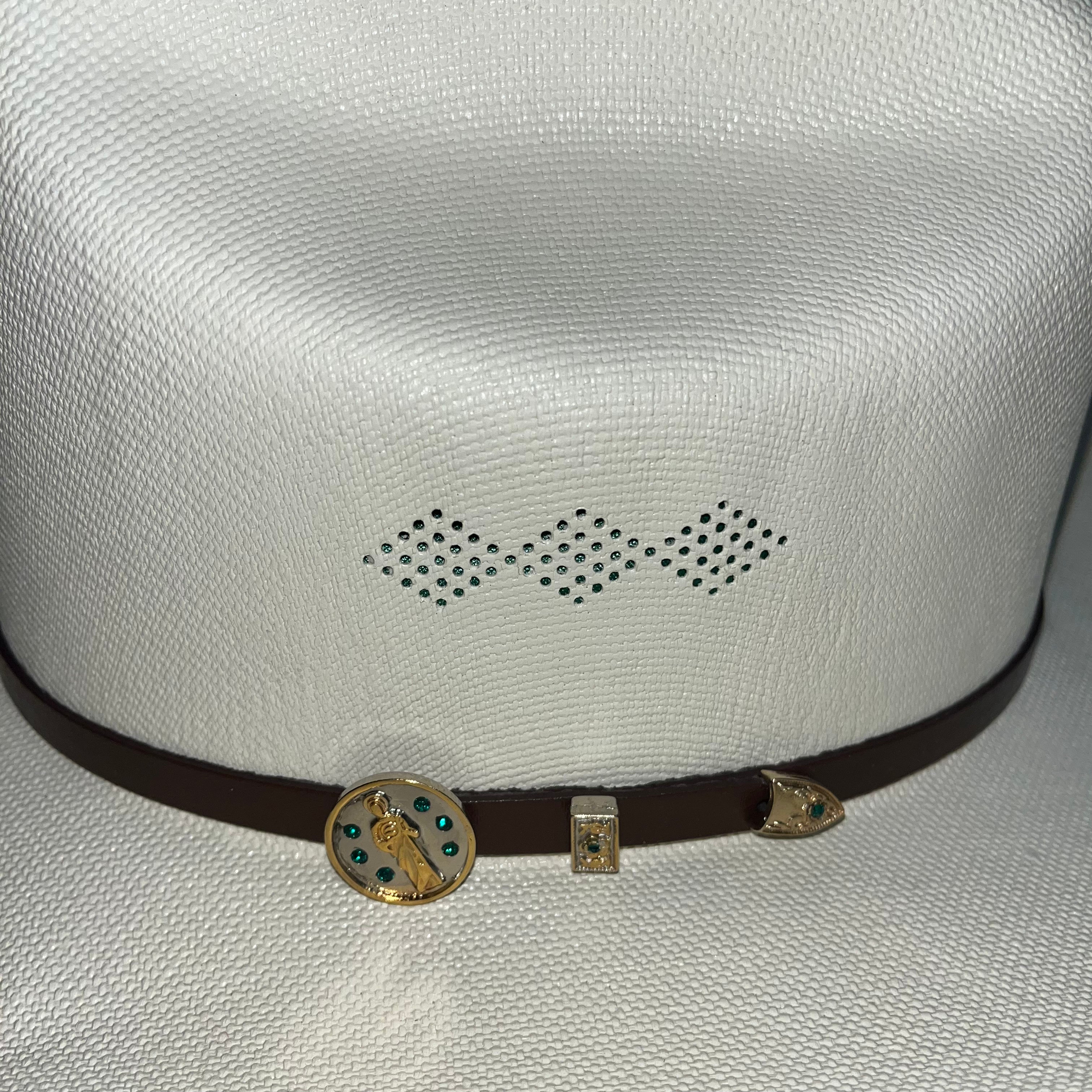 1000X San Judas Brown Hat Band