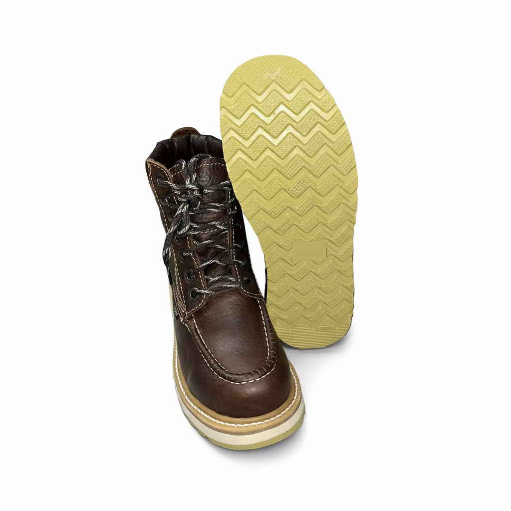 Outsole view of Cerro Total Terreno Work Boot showing tread pattern