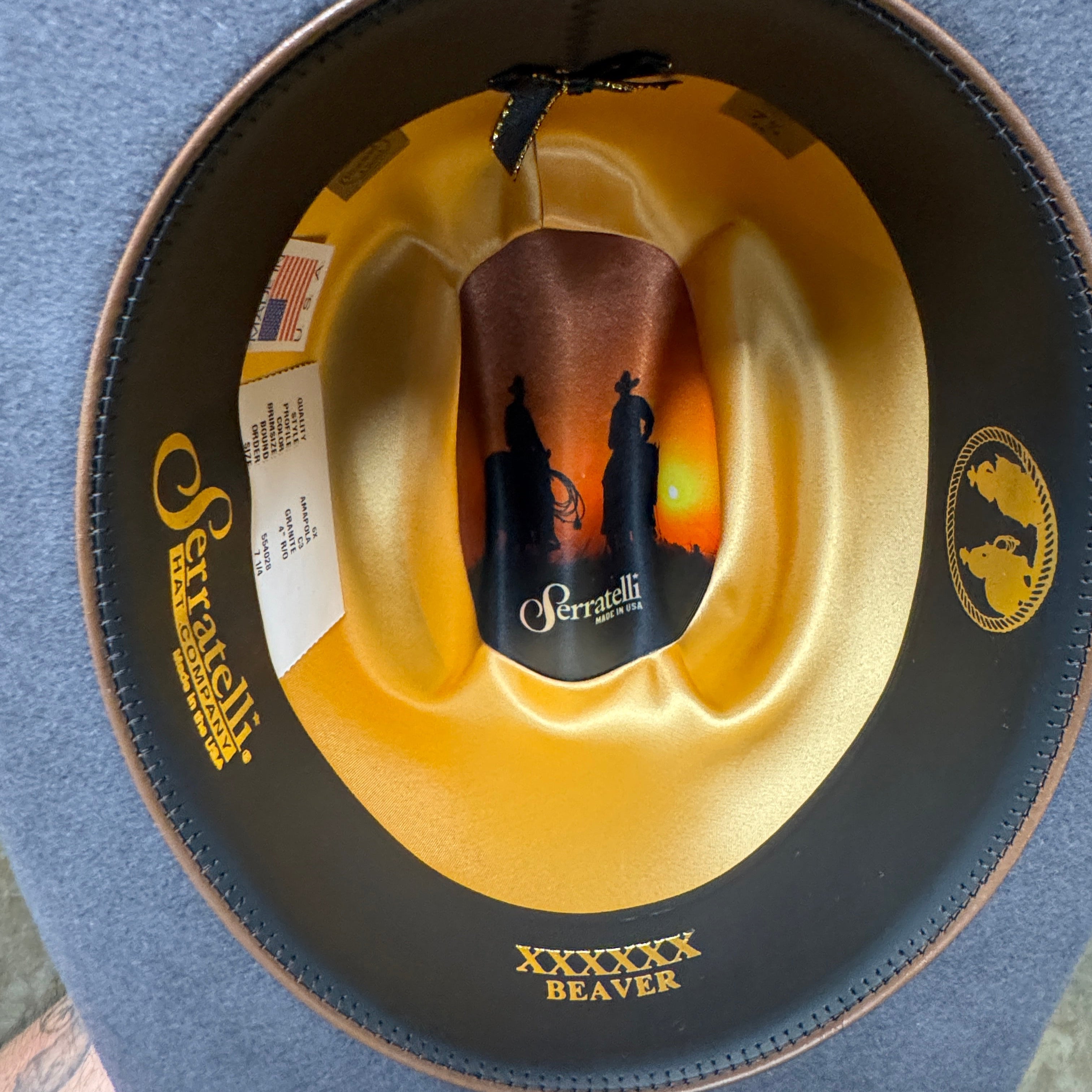 Sombrero de vaquero de fieltro 6X