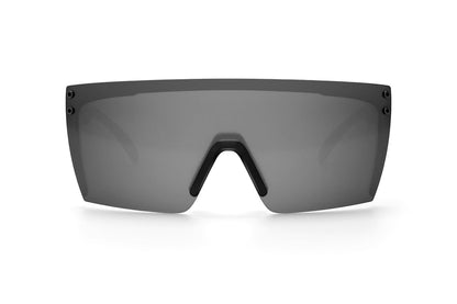 Lazer Face Sunglasses: Silver Z87