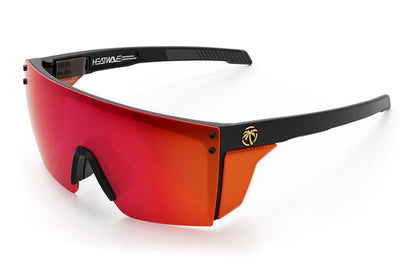 PERFORMANCE LAZER FACE SUNGLASSES: RED/ORANGE Z87+