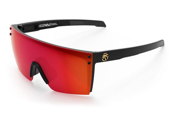 PERFORMANCE LAZER FACE SUNGLASSES: RED/ORANGE Z87+