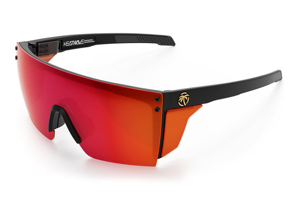 PERFORMANCE XL LAZER FACE SUNGLASSES: RED/ORANGE Z87+