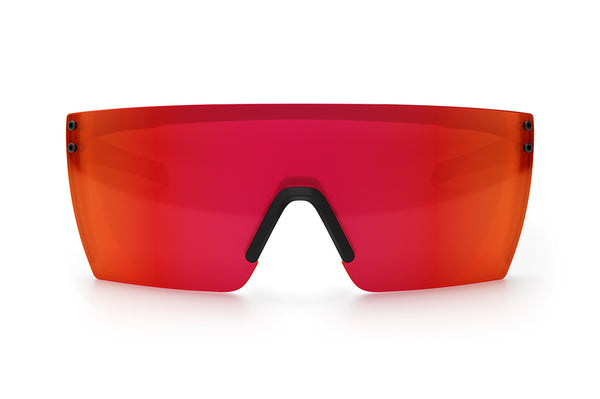 PERFORMANCE XL LAZER FACE SUNGLASSES: RED/ORANGE Z87+