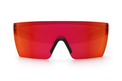 PERFORMANCE XL LAZER FACE SUNGLASSES: RED/ORANGE Z87+