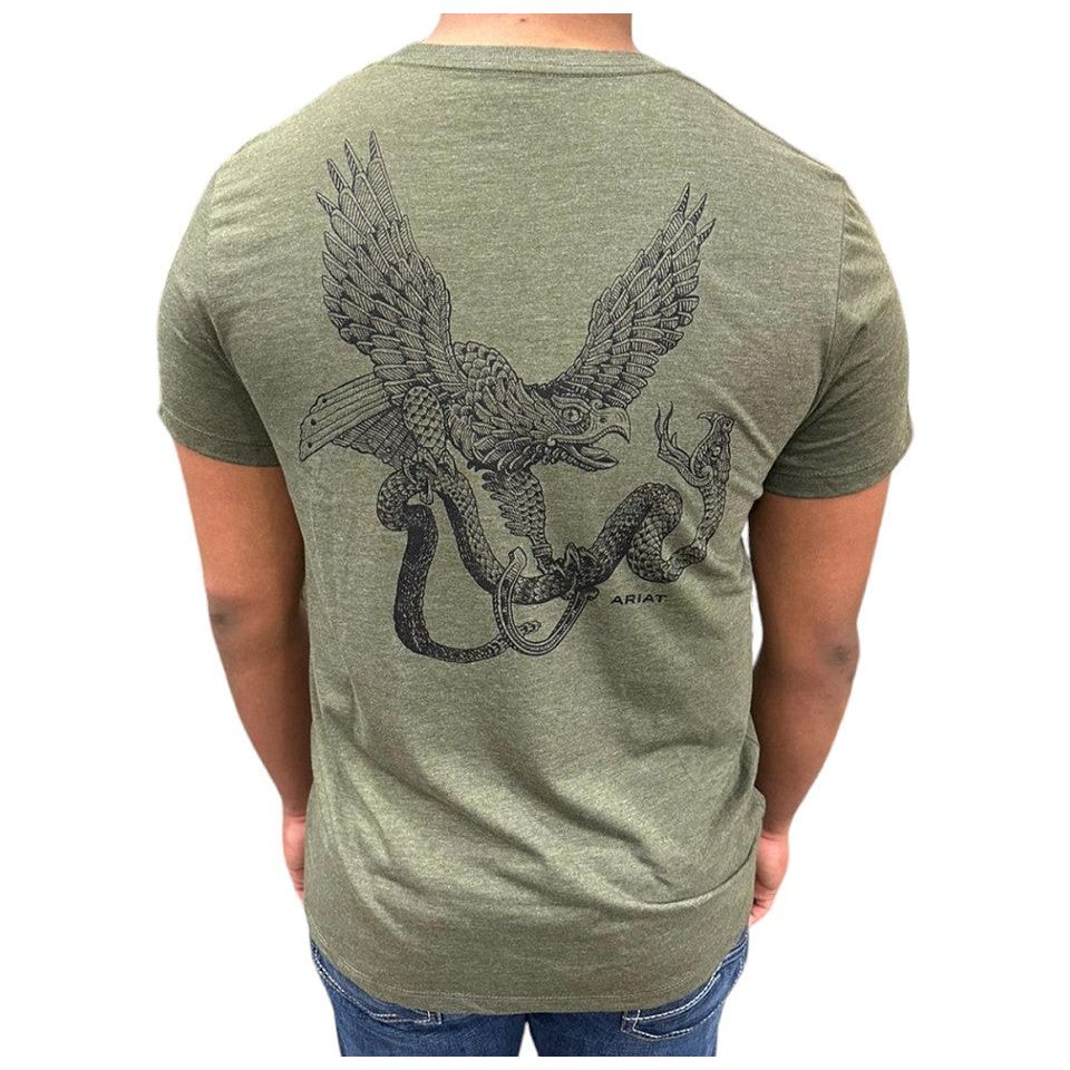 Men's Ariat Michoacan T-shirt -Military Heather