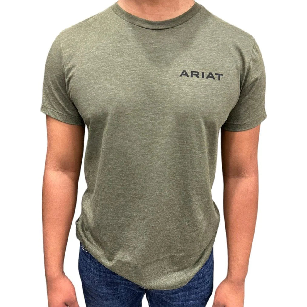 Men's Ariat Michoacan T-shirt -Military Heather
