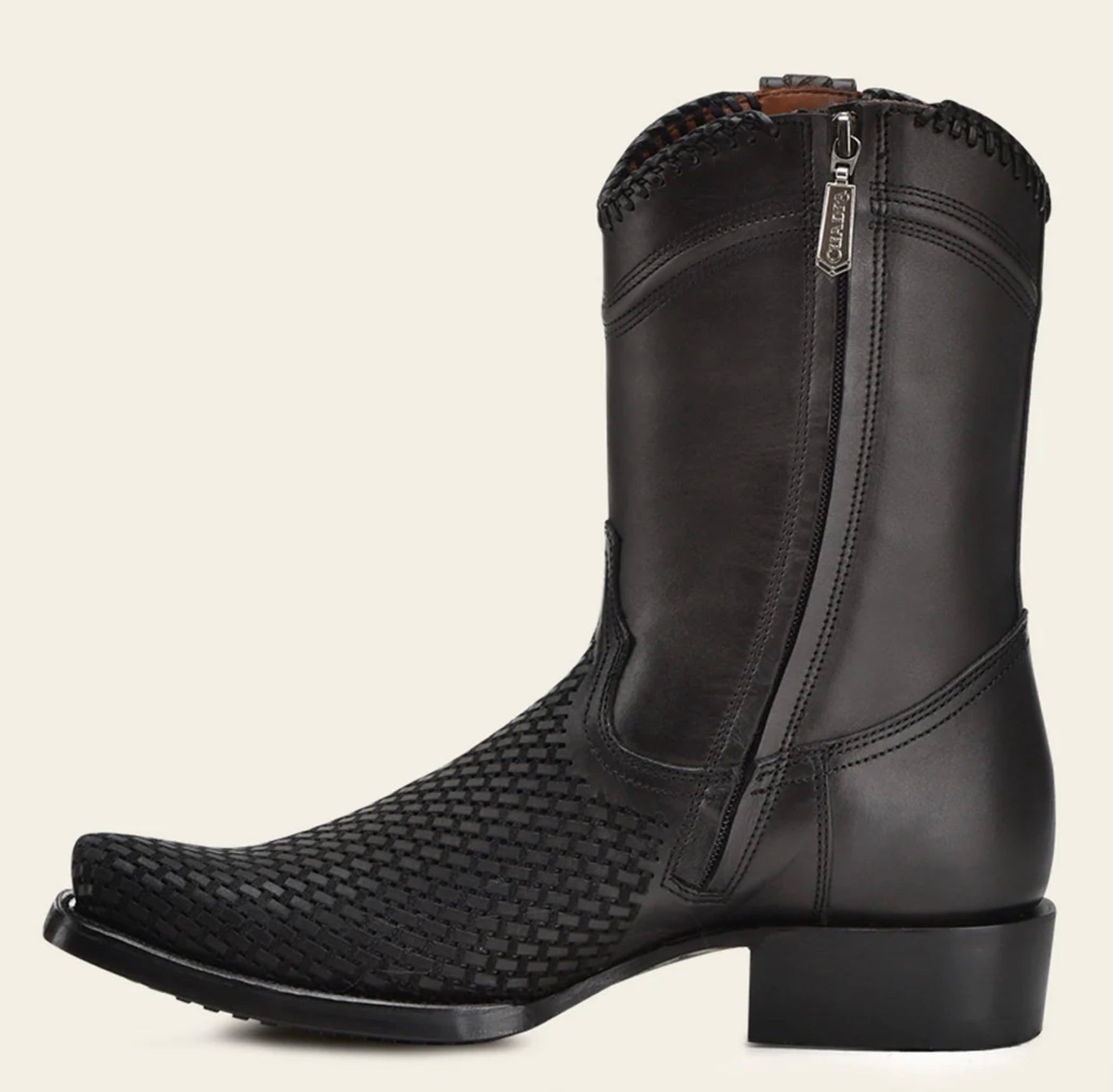 Bota casual de cuero genuino