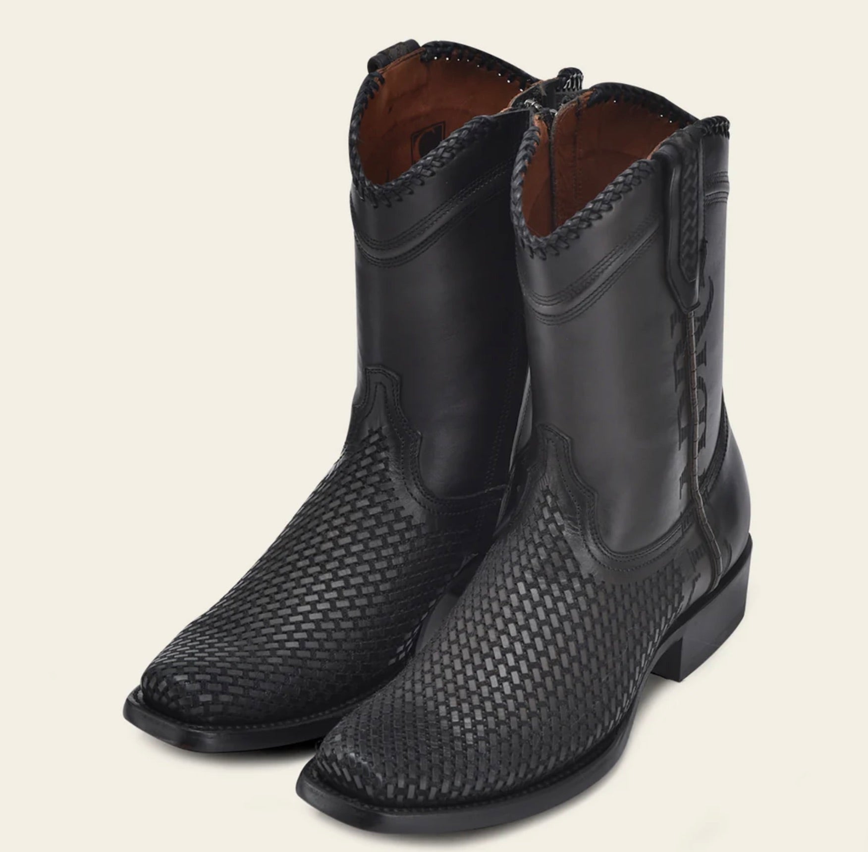 Bota casual de cuero genuino