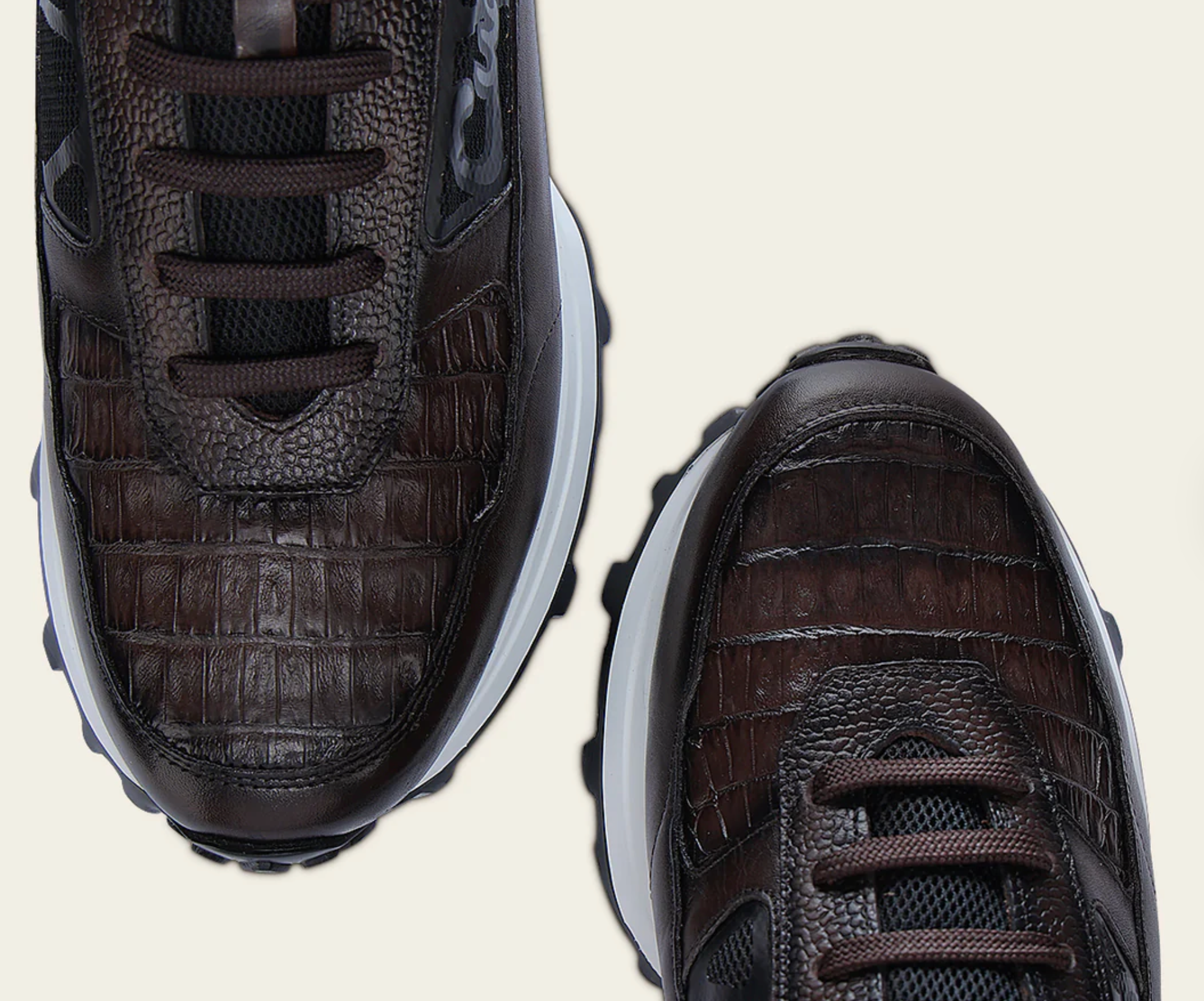 Genuine Alligator Leather Sneakers