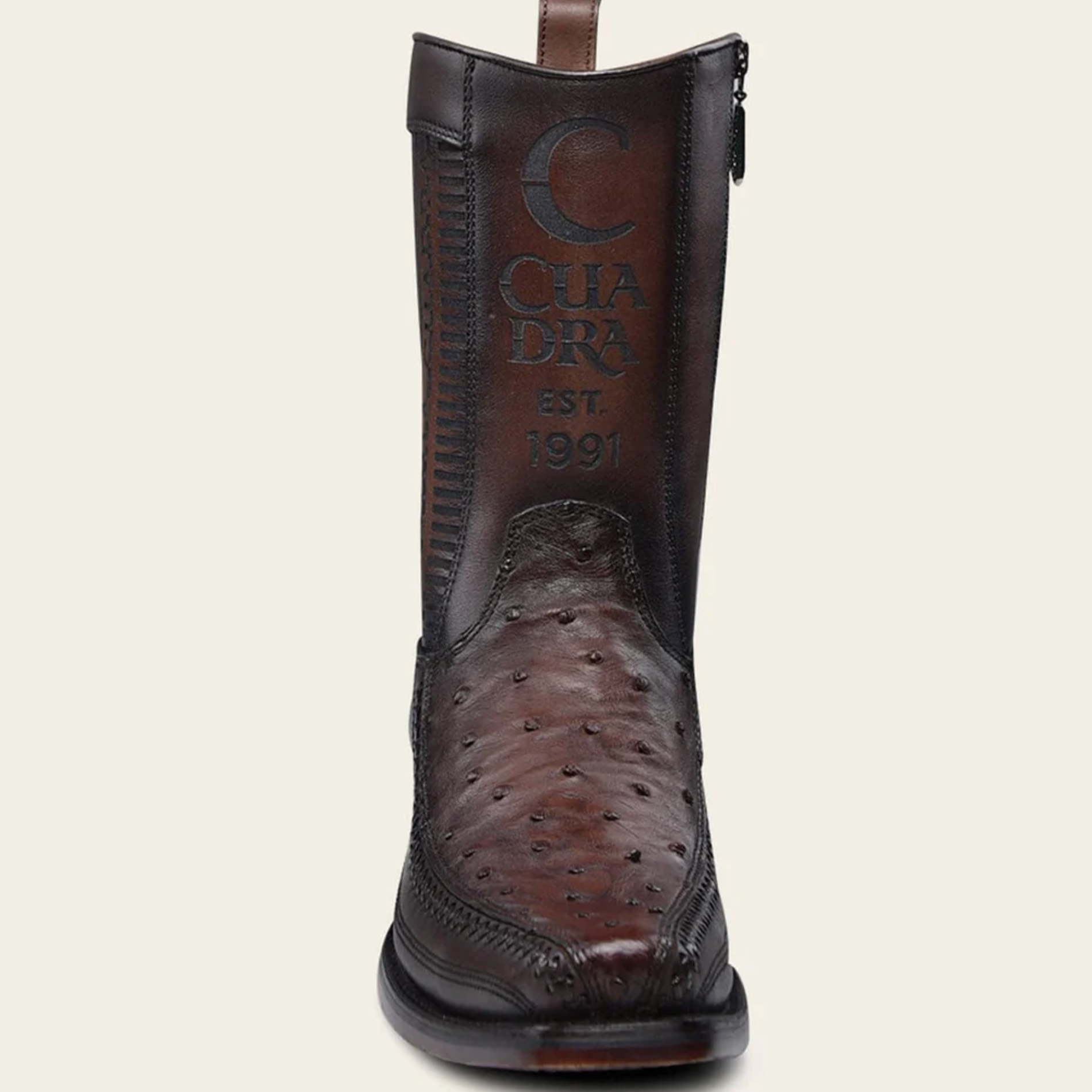 Genuine Ostrich Leather Casual Boot