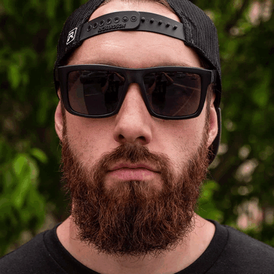 Xl Vise Z87 Sunglasses Black Frame: Black Lens Polarized
