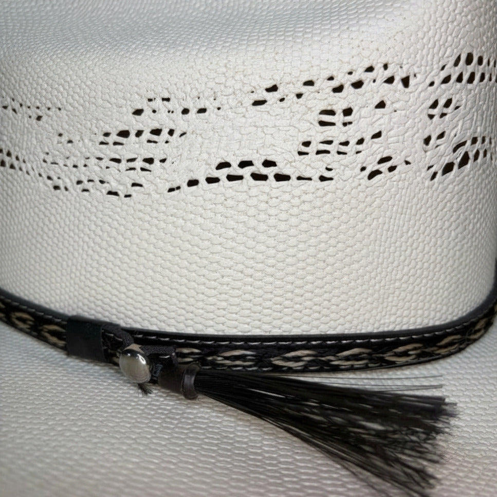 Close-up of hatband detail on Cerro Kids’ Cowboy Hat