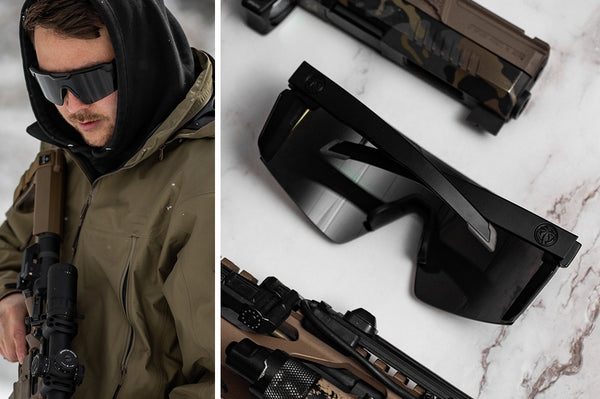 Future Tech Sunglasses: Black Z87+ Polarized