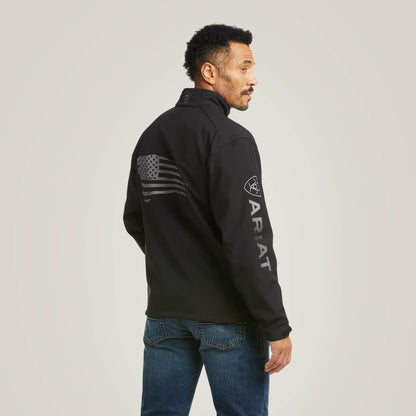 MNS Logo 2.0 Patriot Softshell Water Resistant Jacket