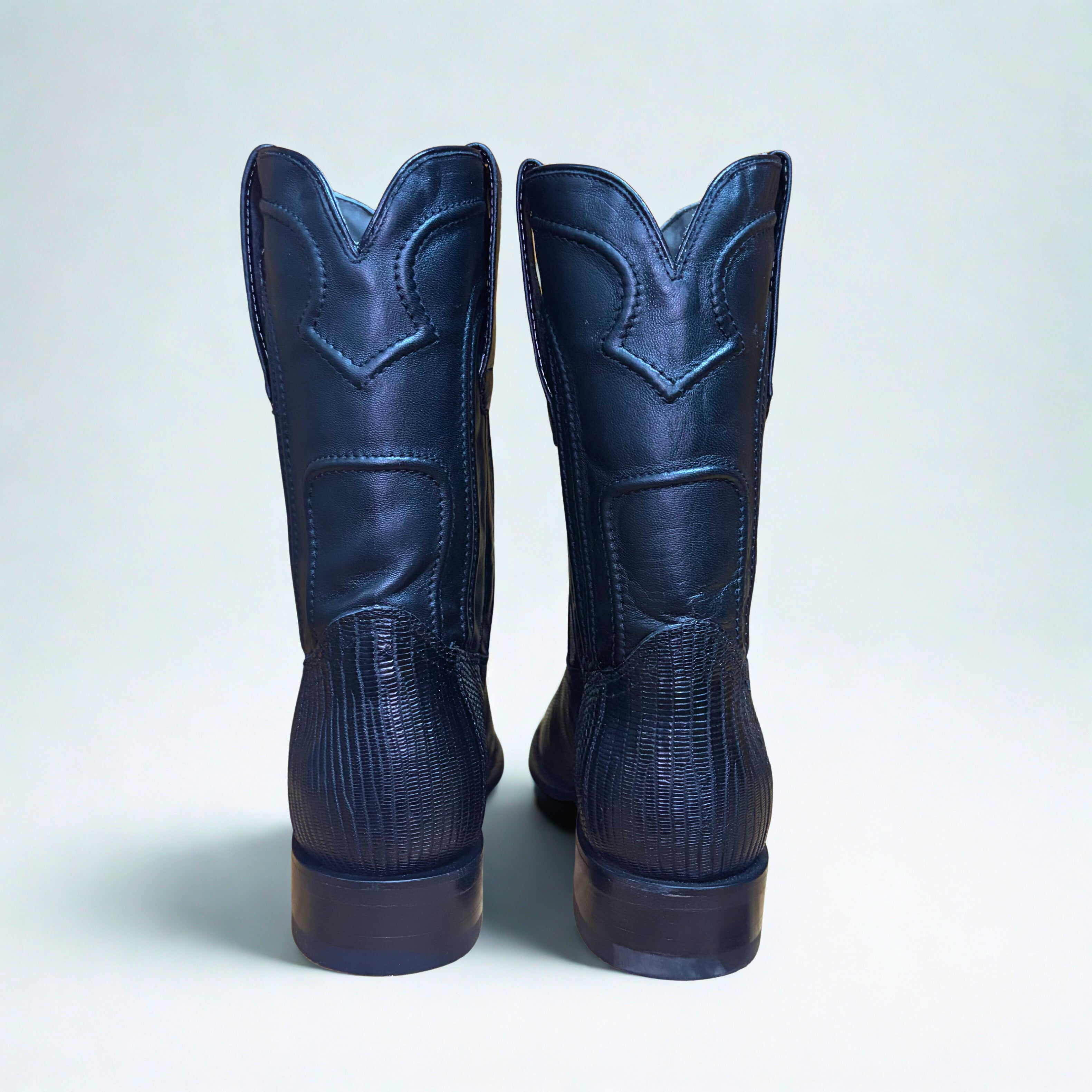 Lizard Teju Black Roper Boot