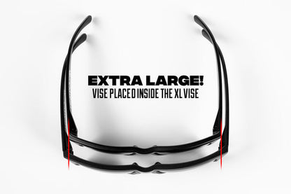 XL VISE Z87 SUNGLASSES BLACK FRAME: BLACK LENS Polarized