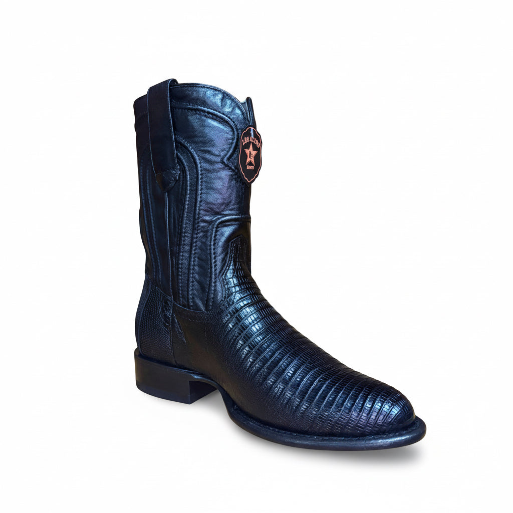 Lizard Teju Black Roper Boot