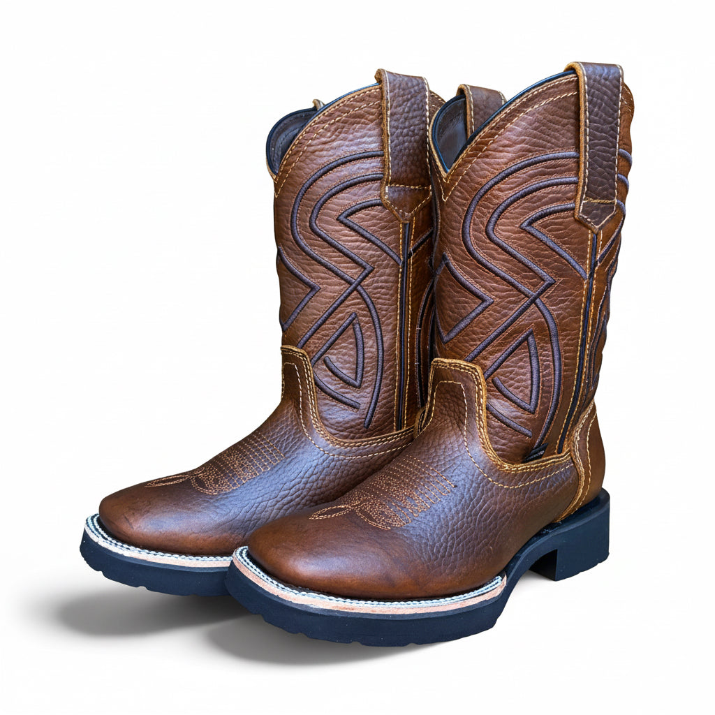 Cerro CT Crazy Ocre Square Toe Boot
