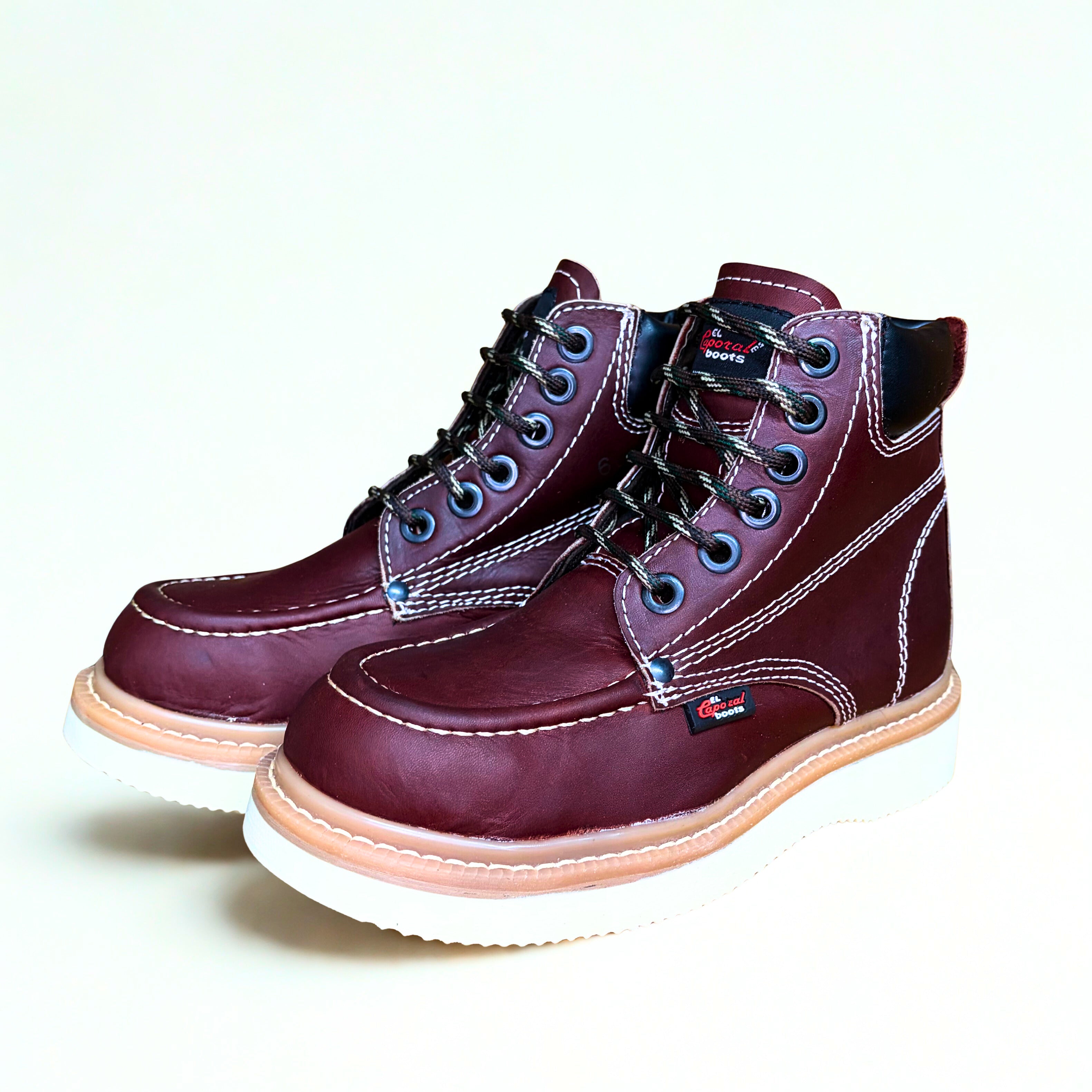 Cerro 535 Piel Shedron Rayas Casco Work Boot