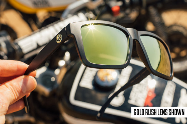 Xl Vise Z87 Sunglasses Black Frame: Black Lens Polarized