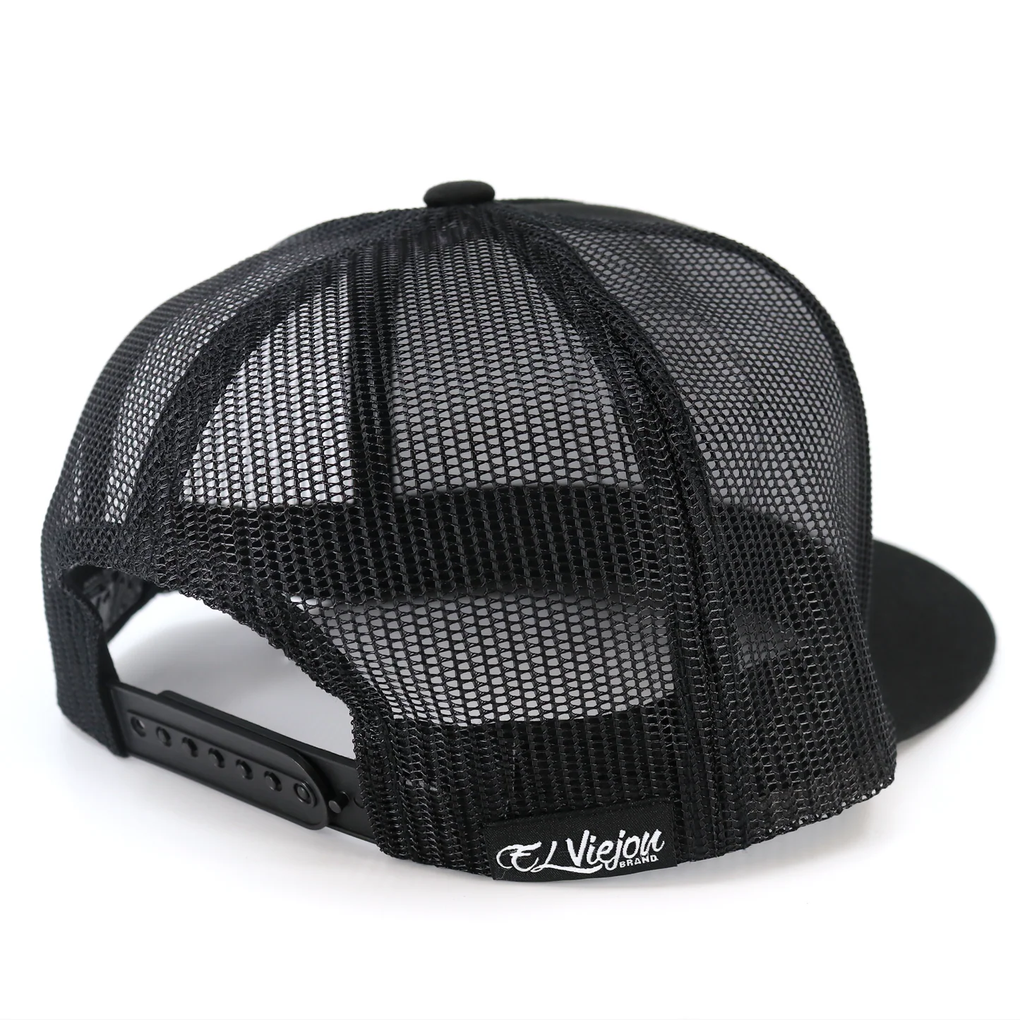 San Judas Black Flat Visor Hat