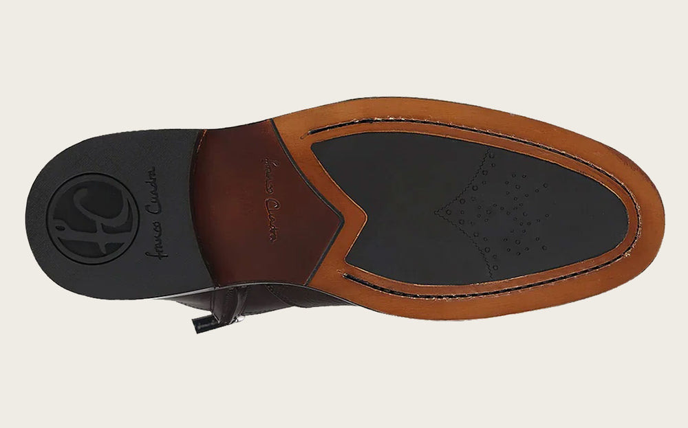 Urban Dark Brown Deer Leather Dress Boots