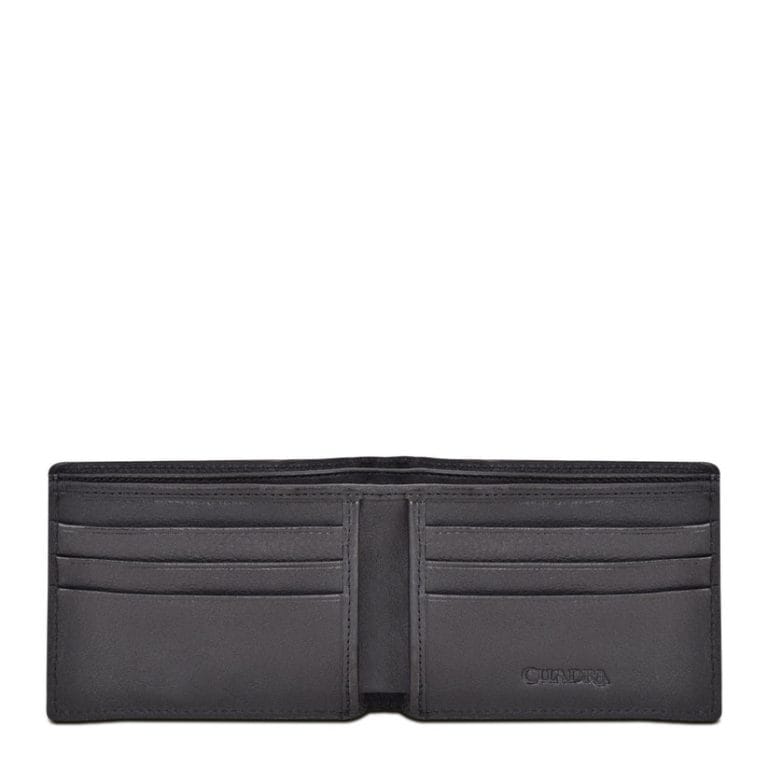 Brown Genuine Shark Leather Bifold Wallet