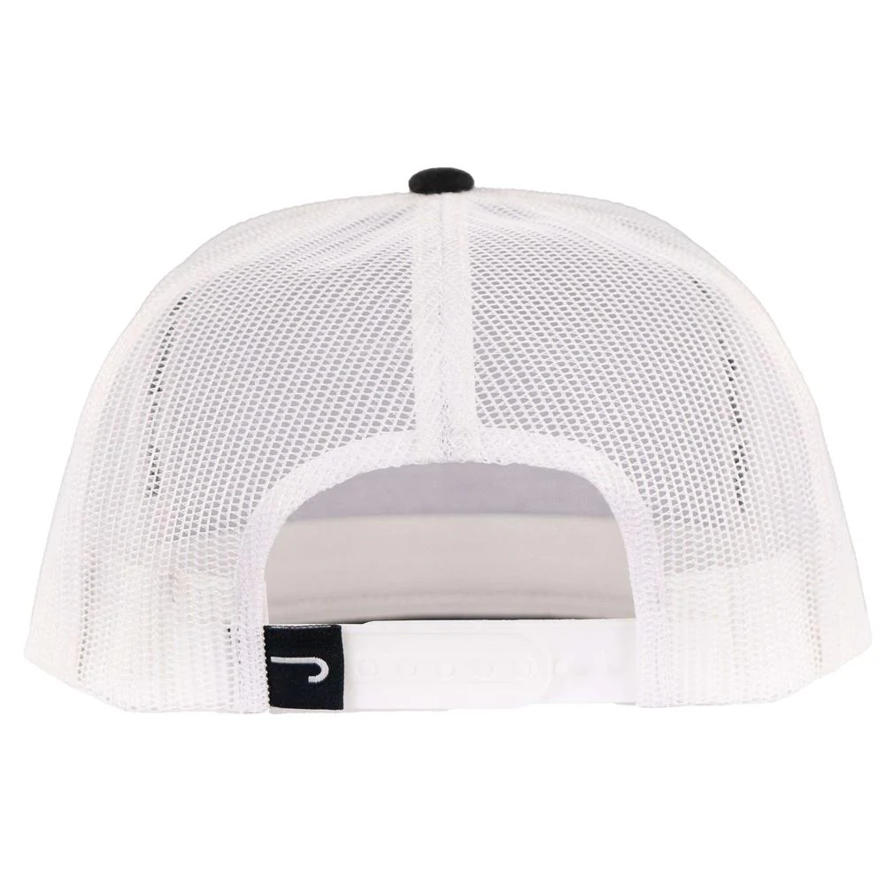 Black & White Bull Trap Classic Five Panel Trucker Hat