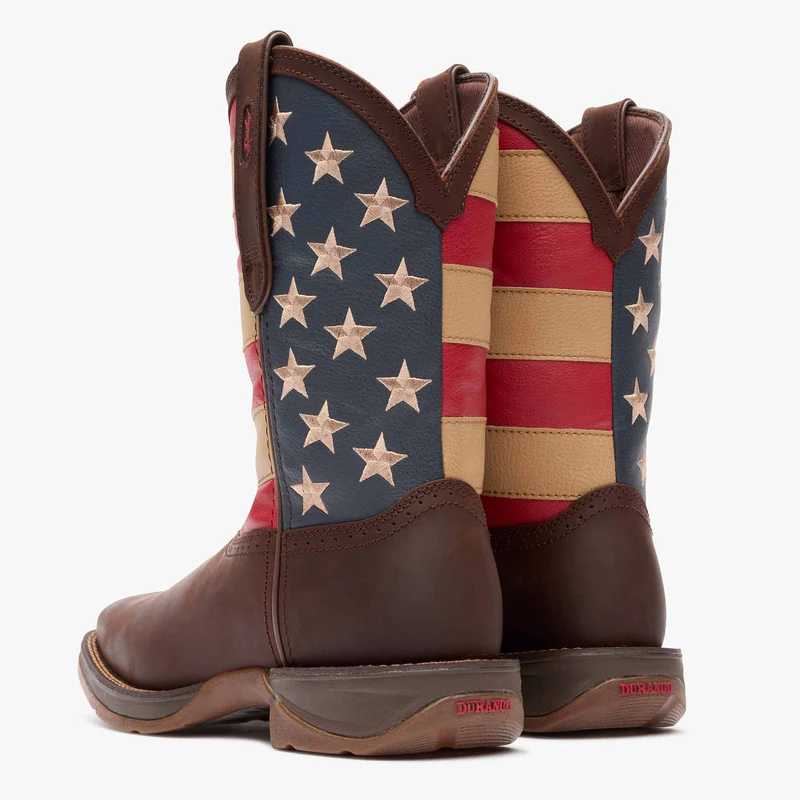Rebel™ By Durango® Patriotic Pull-On Western Flag Boot