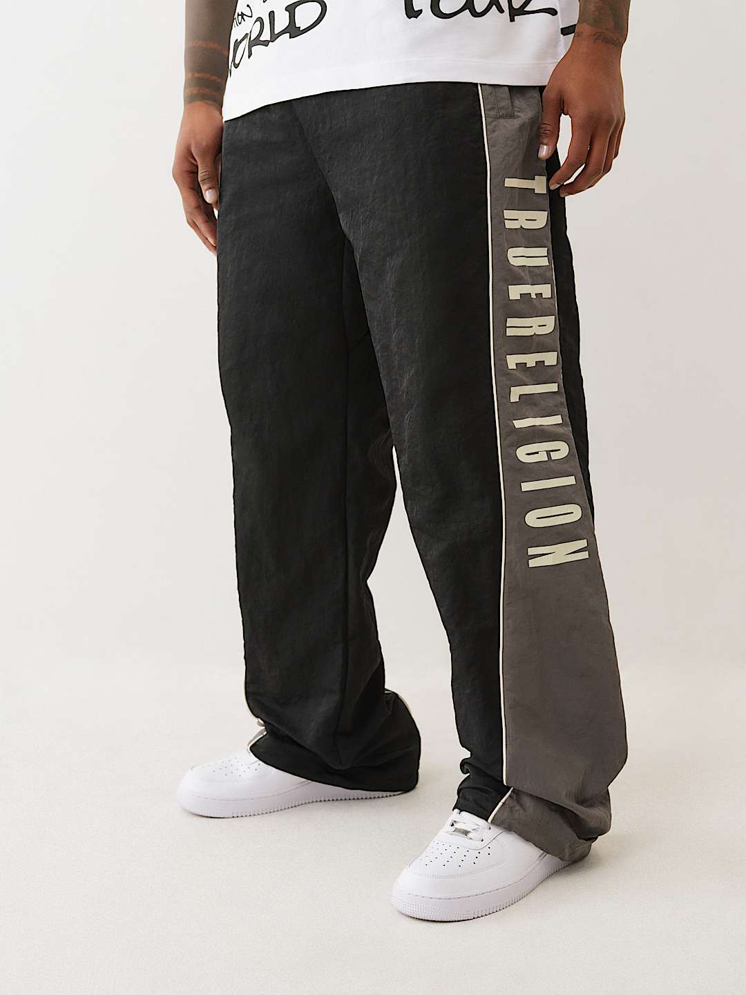 Color Blocked Nylon Jogger